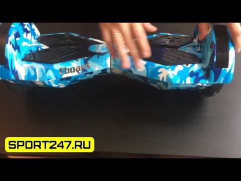 Гироскутер Smart Balance Transformers LED 8" (Бело-черный) Видео